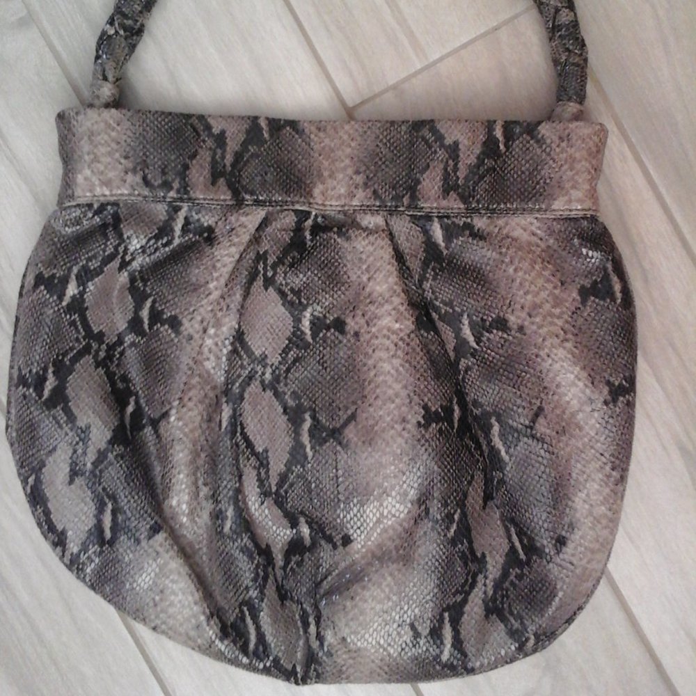 Gianni Bini Python Snake Shoulder Hobo Handbag. S… - image 5